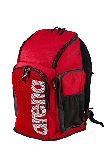 arena Team Backpack 45 Großer Sportlicher Rucksack, Reise-, Sport-, Schwimm- und Freizeitrucksack, Strandrucksack mit Fach für Nasse Kleidung und Verstärktem Boden, 45 Liter von ARENA