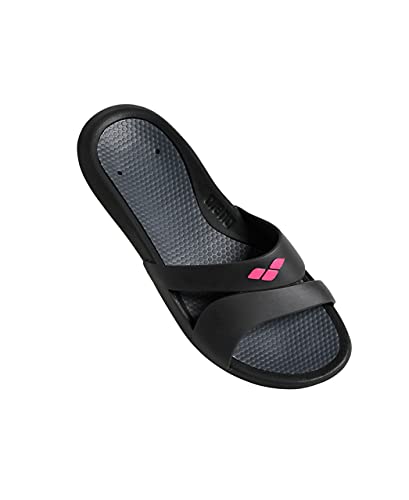 Arena Damen NINA Slide Sandal, Black-Dark_Grey-Black, 38 EU von ARENA