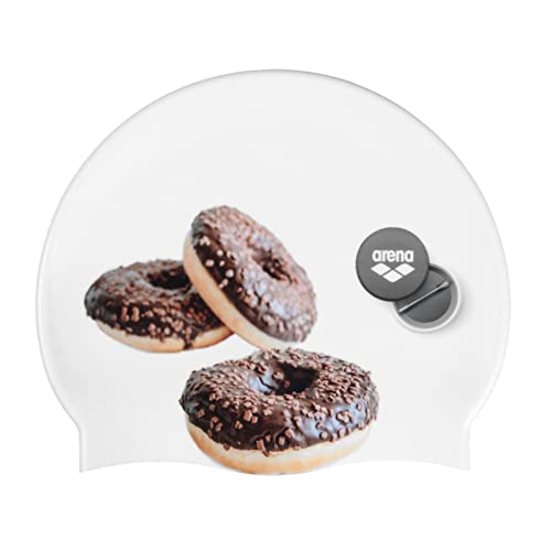 arena HD Unisex Silikon Badekappe für Erwachsene Training Rennen 100% Silikon Faltenfrei Donuts von ARENA