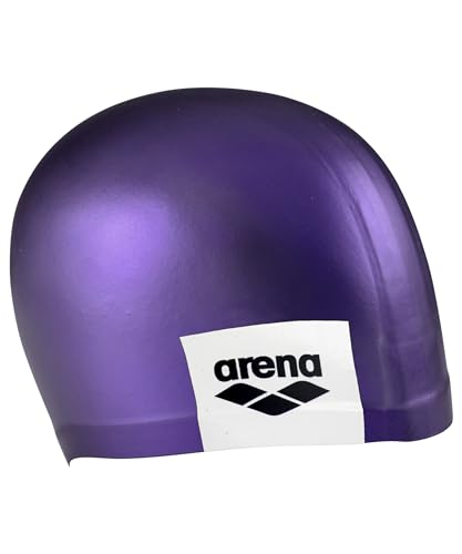 arena Badekappe Logo Moulded, Unisex-Erwachsene, arena Logo Moulded Swim Cap, violett, NA von ARENA