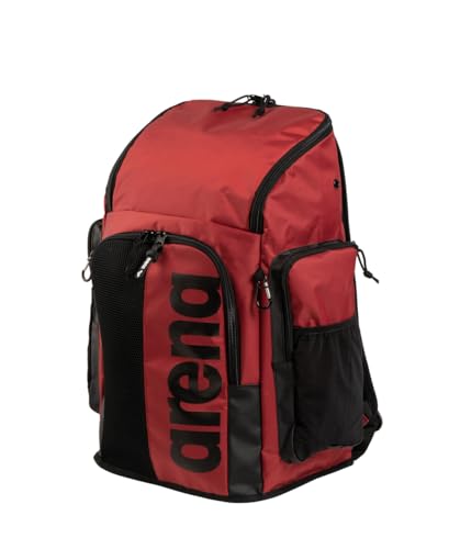 arena Spiky III 45 Rucksack, Schwimm-, Fitness-, Sport- und Freizeitrucksack, Reiserucksack aus Wasserabweisendem Material mit Gepolsterten Schultergurten, Inkl. Nassbeutel, 45 Liter von ARENA