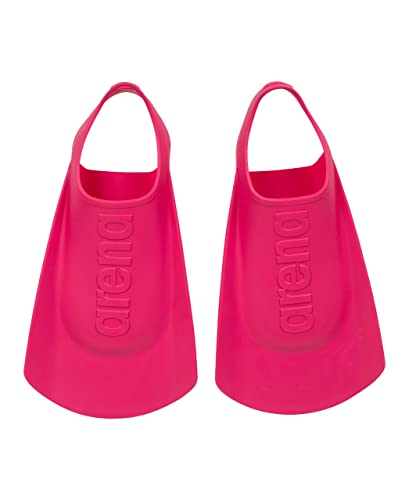 arena Unisex Kids Junior Swim Training Fins for Lap Swimming, Open Heel and Hydrodynamic Slits, Pink, Size 9-10 US von ARENA