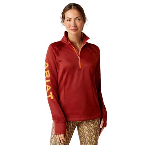 ARIAT 2023 Womens Tek Team 1/2 Zip Sweatshirt 1004670 - Fired Brick Womens Size - XL ARIAT 2023 Womens Tek Team 1/2 Zip Sweatshirt 1004670 - Fired Brick Womens Size - XL von ARIAT