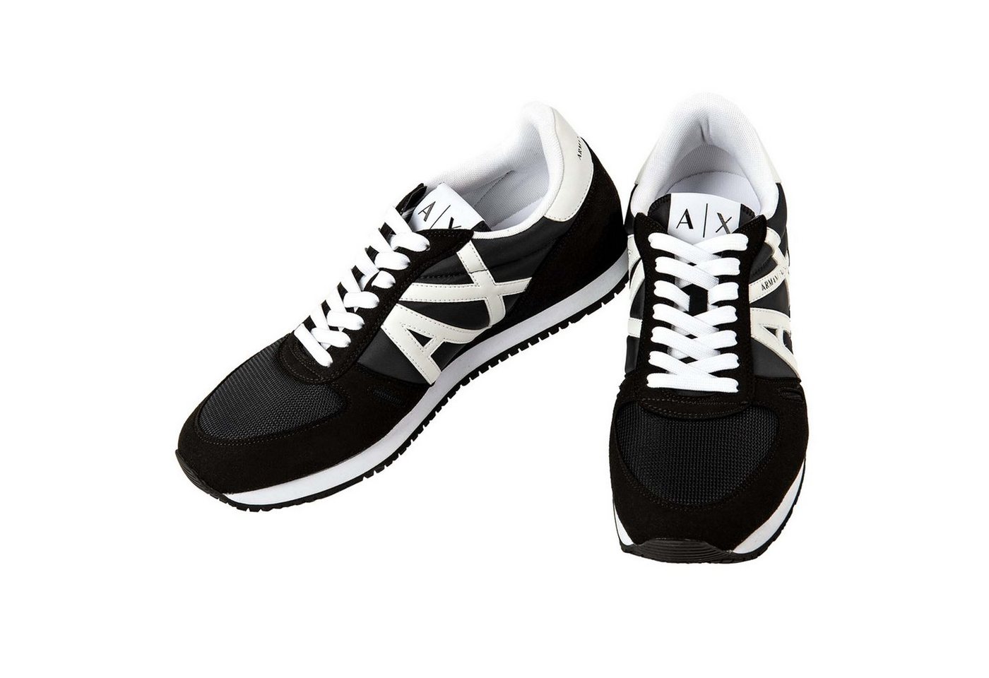ARMANI EXCHANGE Herren Sneaker Low - Schnür-Schuh, Retro, Logo Sneaker von ARMANI EXCHANGE
