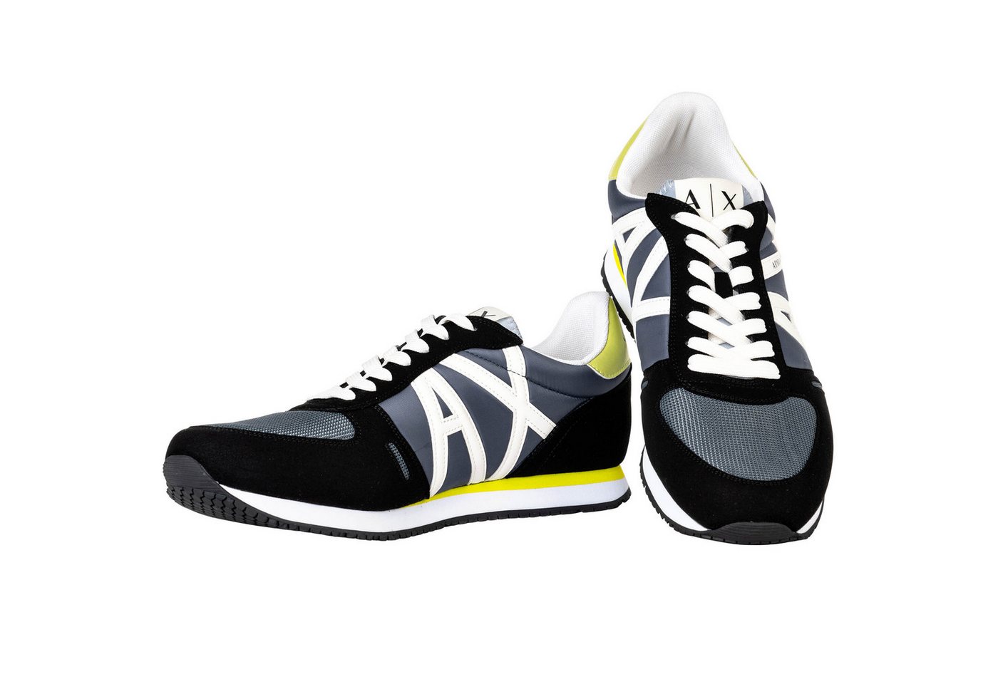 ARMANI EXCHANGE Herren Sneaker Low - Schnür-Schuh, Retro, Logo Sneaker von ARMANI EXCHANGE