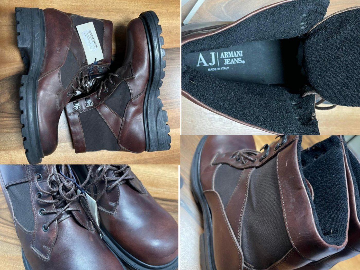 ARMANI JEANS Armani Jeans Vintage Effect Mountain Trekking Winter Boots Stiefel Sch Sneaker von ARMANI JEANS