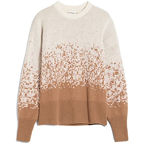 ARMEDANGELS Damen Aniaa Degradee Pullover, Cedar Wood-Rose Quartz, M von ARMEDANGELS