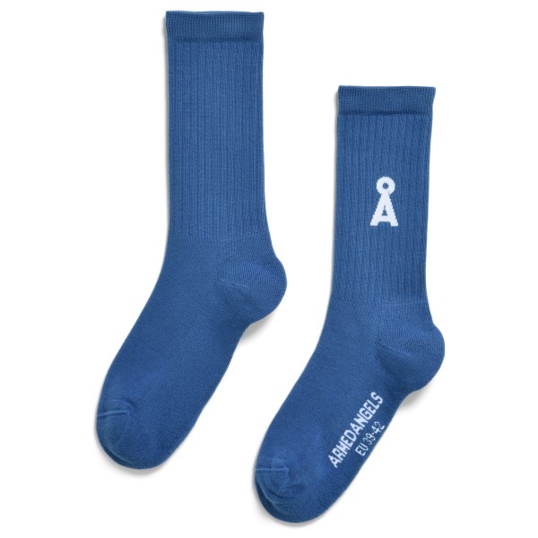 ARMEDANGELS - Saamus Bold - Multifunktionssocken Gr 43-46 blau von ARMEDANGELS