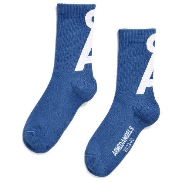 ARMEDANGELS - Saamus Short - Multifunktionssocken Gr 35-38 blau von ARMEDANGELS
