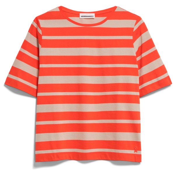 ARMEDANGELS - Women's Finiaa Block Stripes - T-Shirt Gr XL rot von ARMEDANGELS