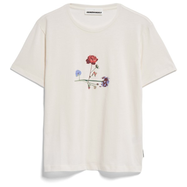 ARMEDANGELS - Women's Maarla Litaa - T-Shirt Gr L;M;S;XS;XXL oliv;weiß von ARMEDANGELS