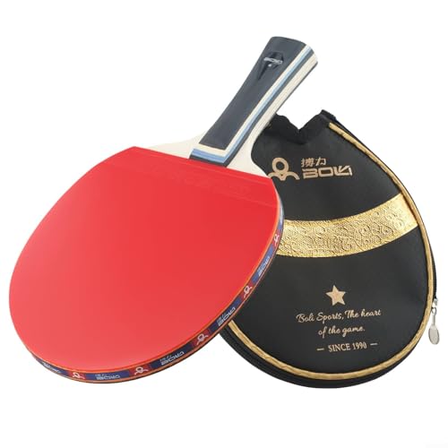 Tischtennisschläger mit 7-lagiger Holzkonstruktion für Ping-Pong-Schläger mit langem Griff von ARMYJY