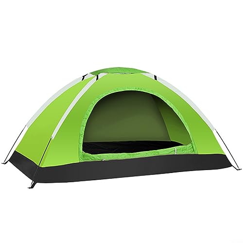 Ultraleichtes Campingzelt mit Schutzhüllen, Tragetasche, Zelt und 4 Heringen und Regenfliegen und Tragetasche für den Außenbereich (grün 2 Personen) von ARMYJY
