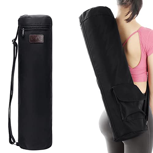 AROME Yogamatten-Tasche, wasserdichte Tragetasche für Damen und Herren, durchgehender Reißverschluss, 0.6 cm, 1.2 cm dicke Yogamatte von AROME