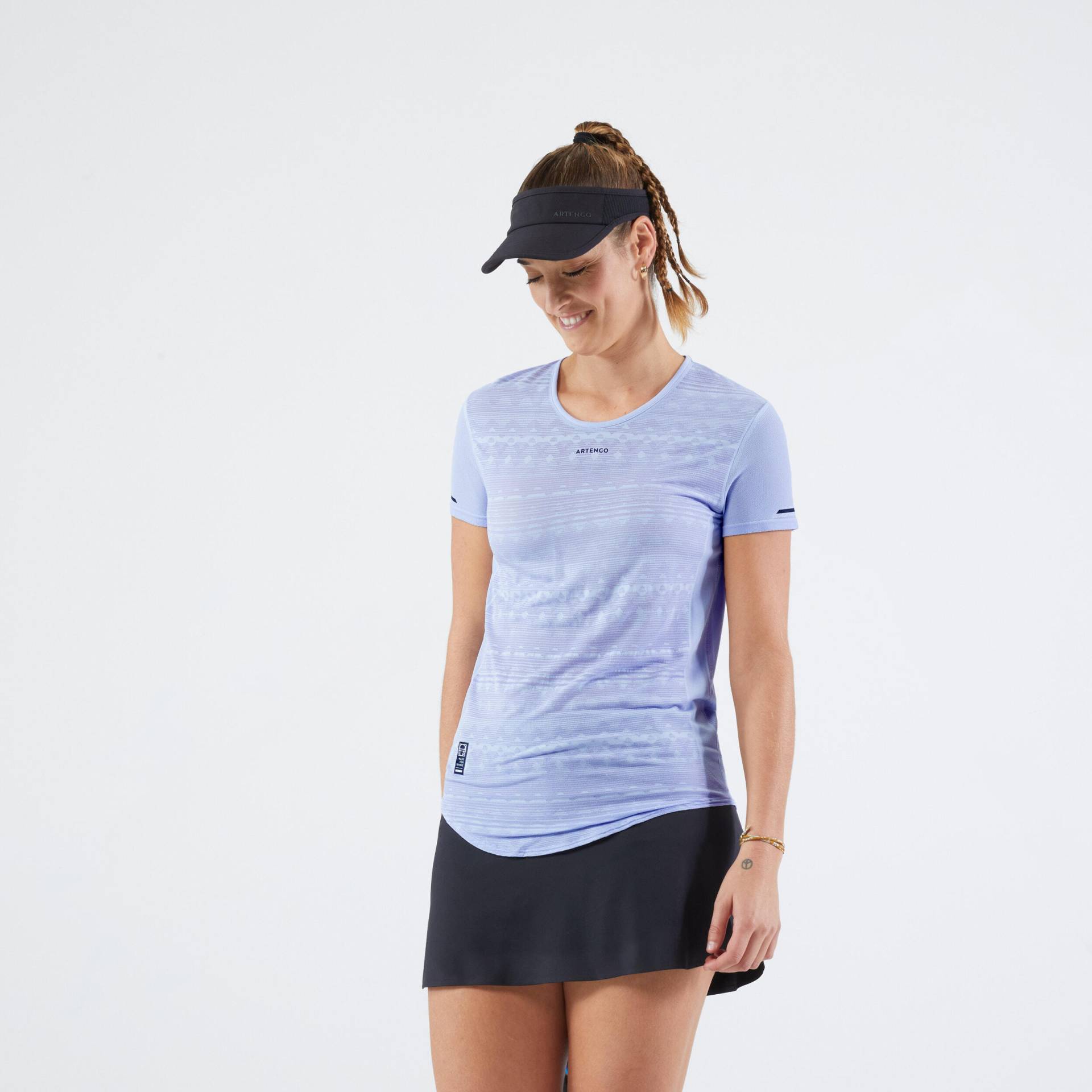 Damen Tennis T-Shirt - TTS Light lavendelblau von ARTENGO