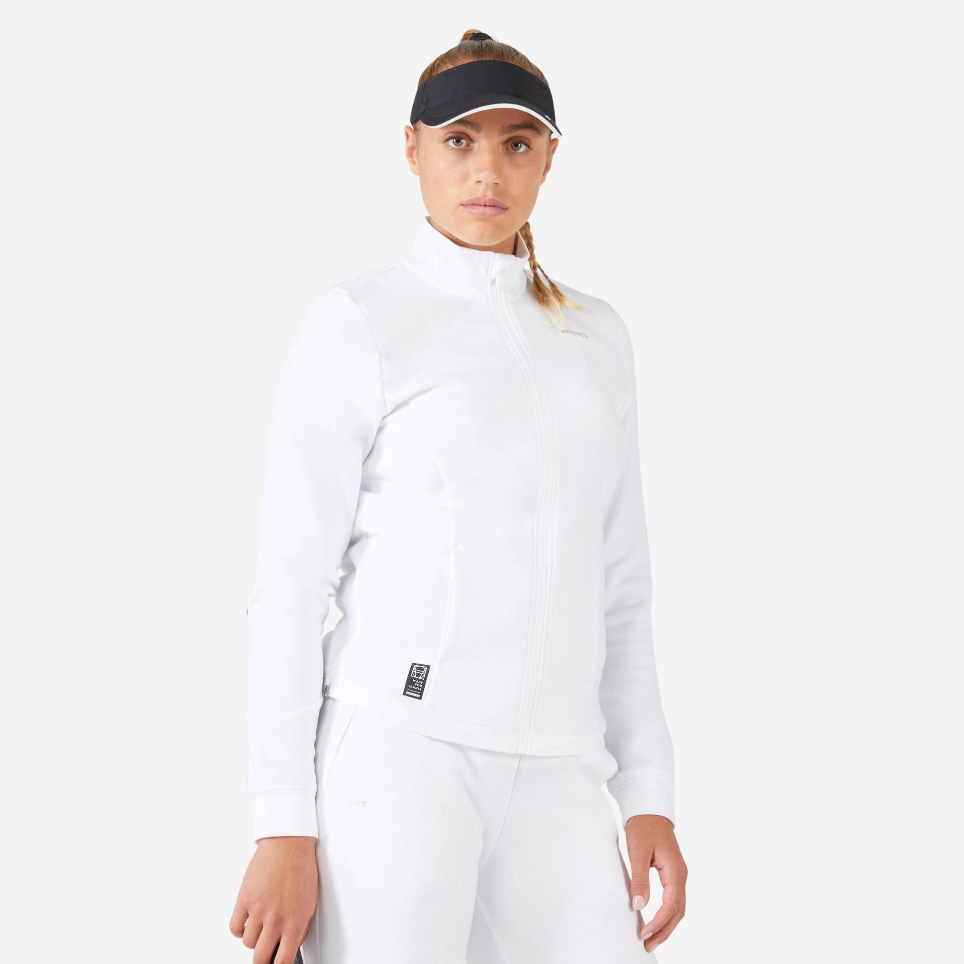 Damen Tennisjacke - Dry 900 Soft weiss von ARTENGO