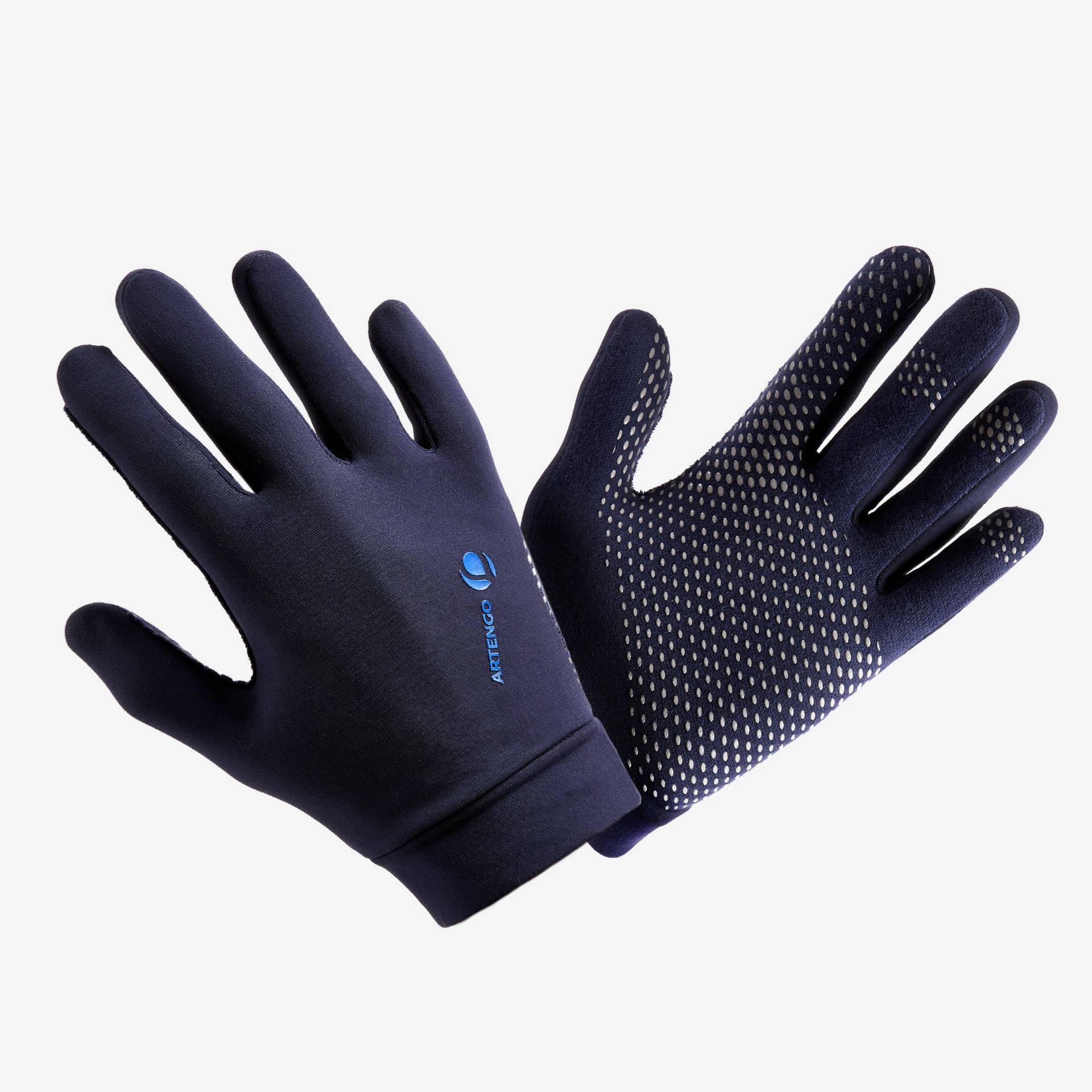 Handschuhe warm Tennis Kinder marineblau von ARTENGO