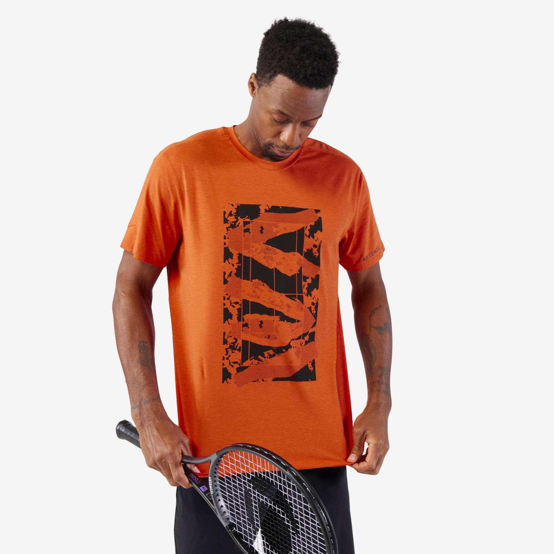 Herren Tennis T-Shirt - Soft terracotta von ARTENGO