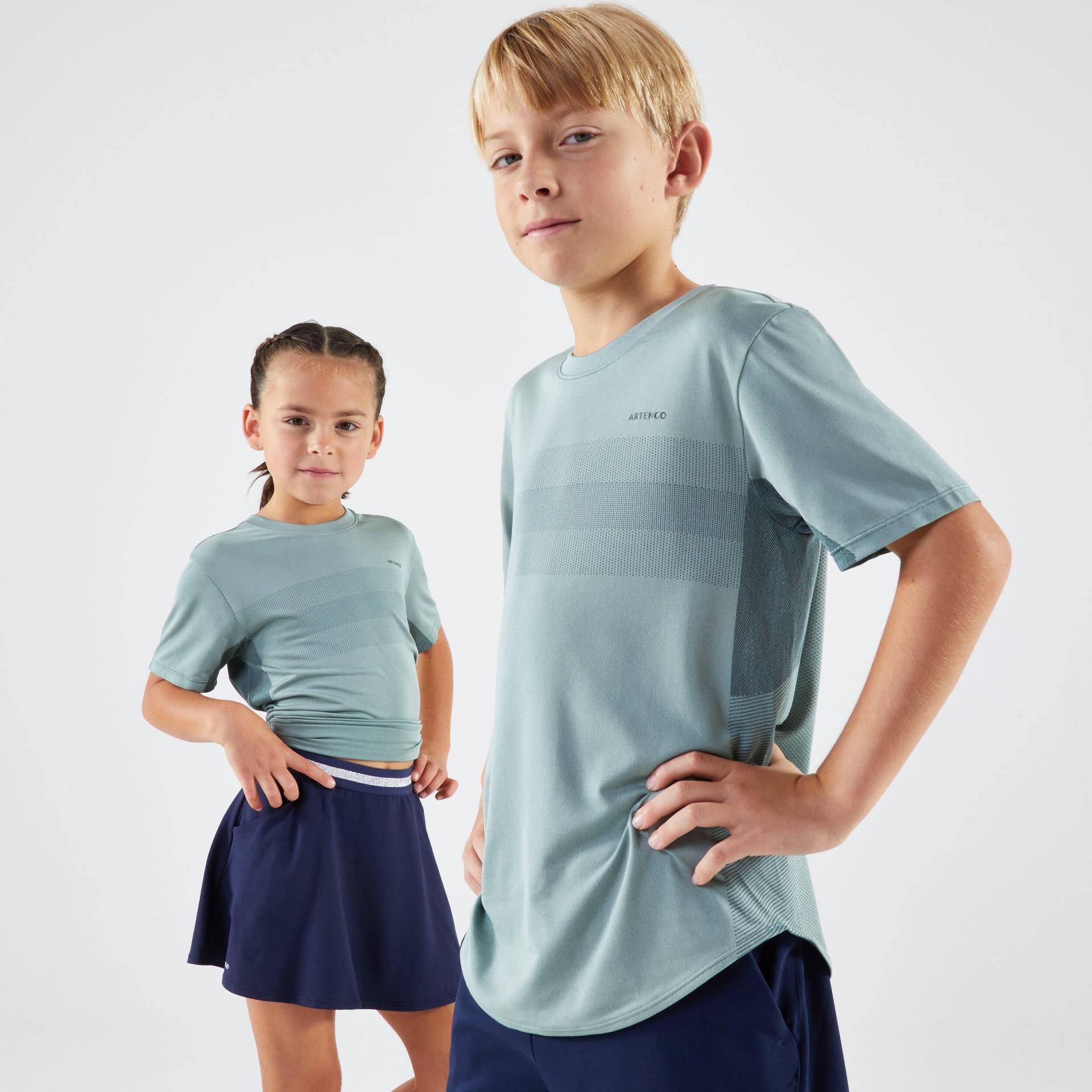 Kinder Tennis T-Shirt - T-Shirt Light grün von ARTENGO
