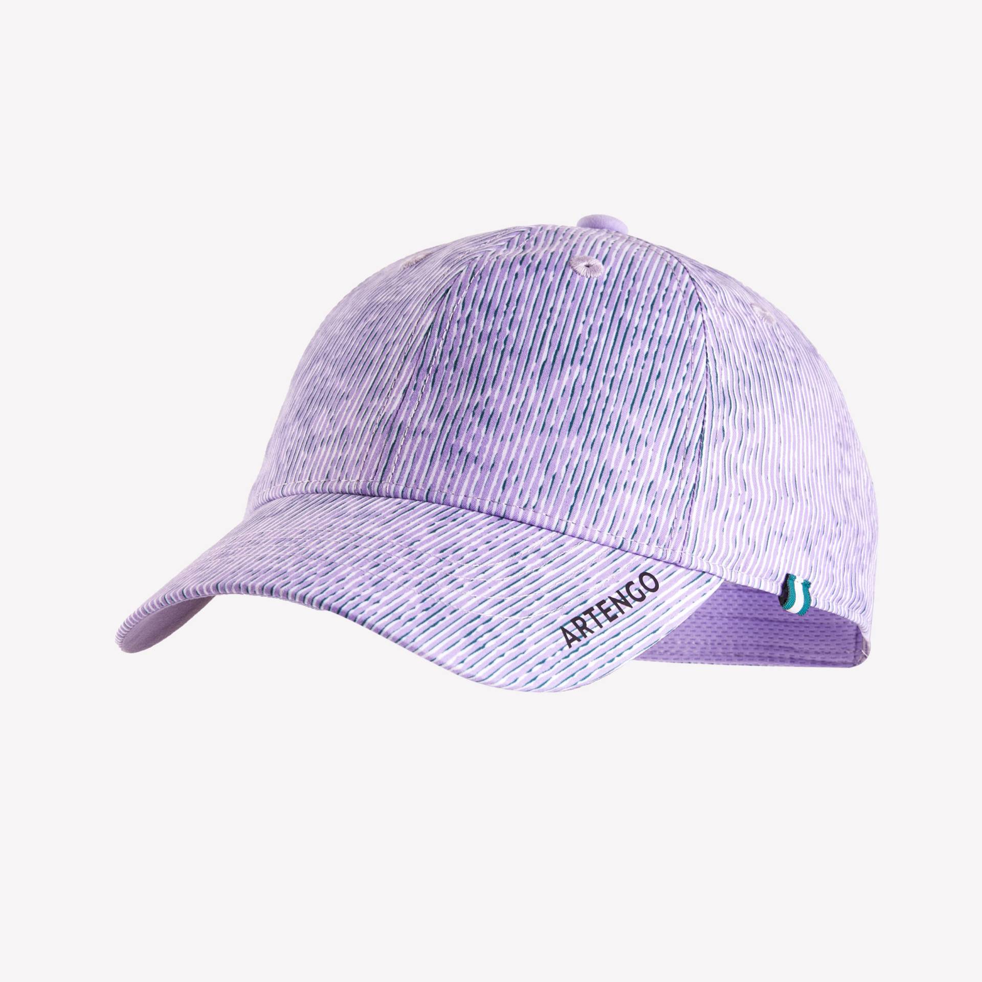 Schirmmütze Tennis-Cap TC 500 Gr. 54 violett/marineblau von ARTENGO
