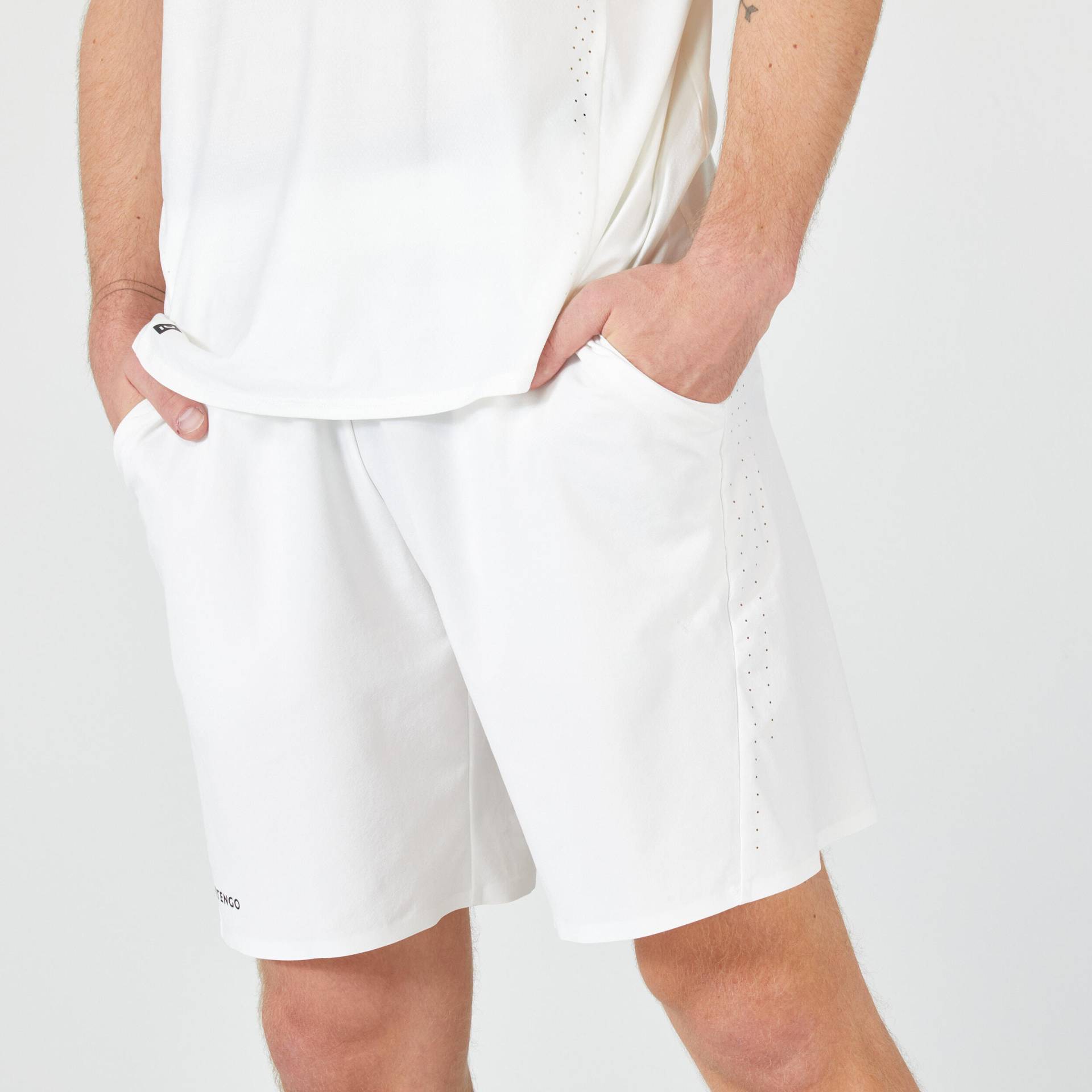 Herren Tennis Shorts - DRY+ weiss von ARTENGO