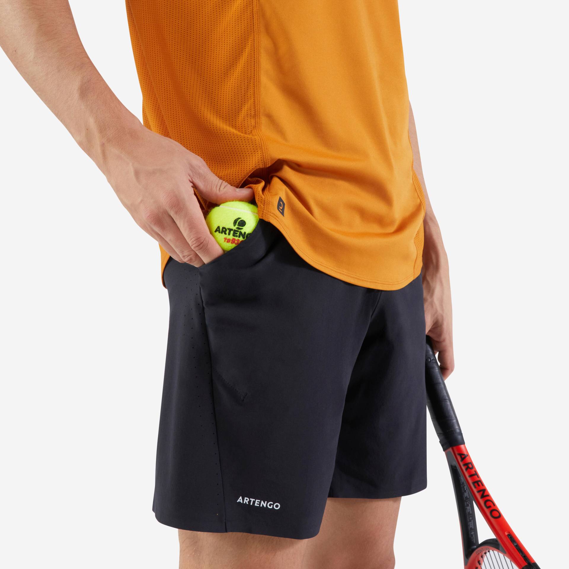 Herren Tennis Shorts - DRY+ schwarz von ARTENGO