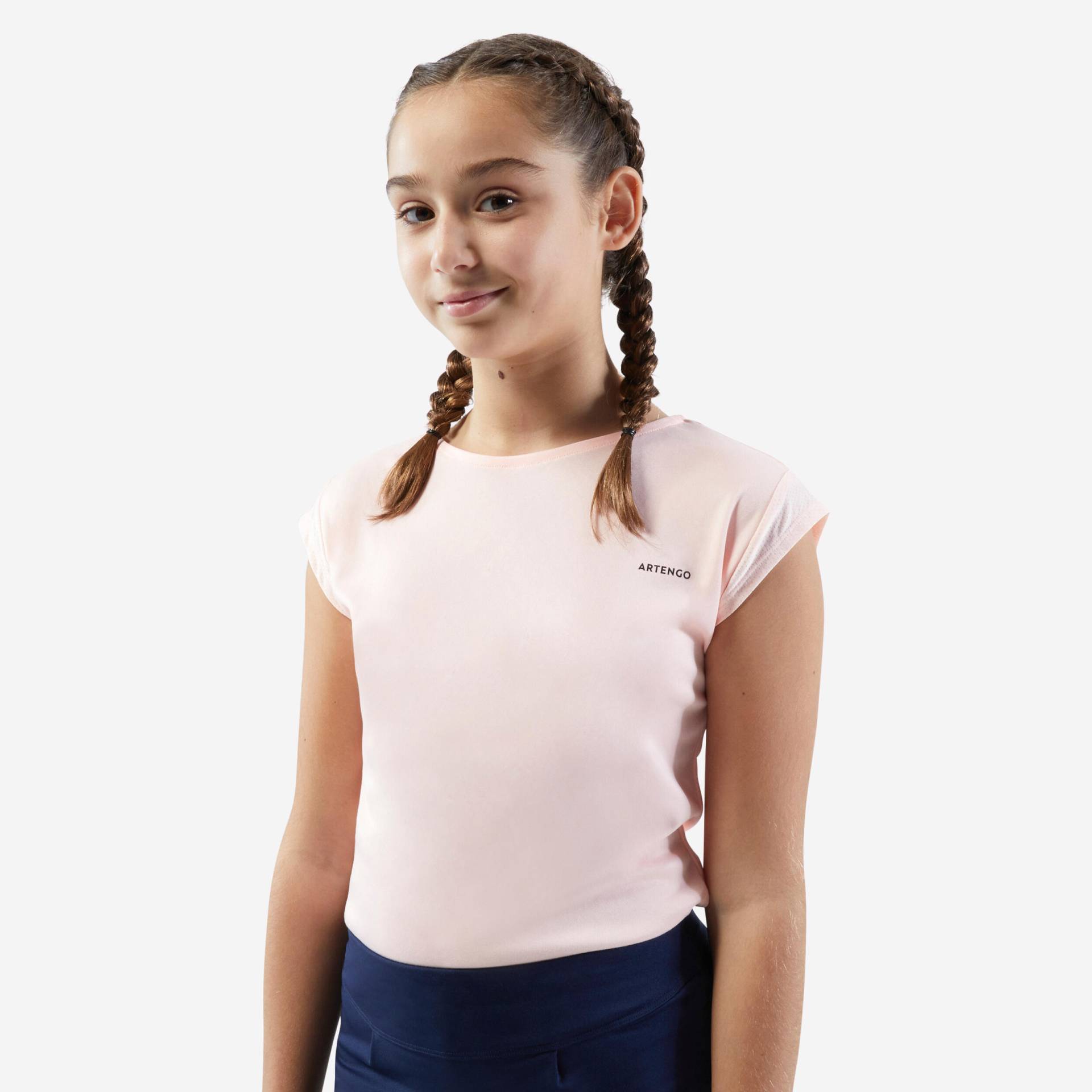 Tennis T-Shirt Mädchen TTS500 rosa von ARTENGO