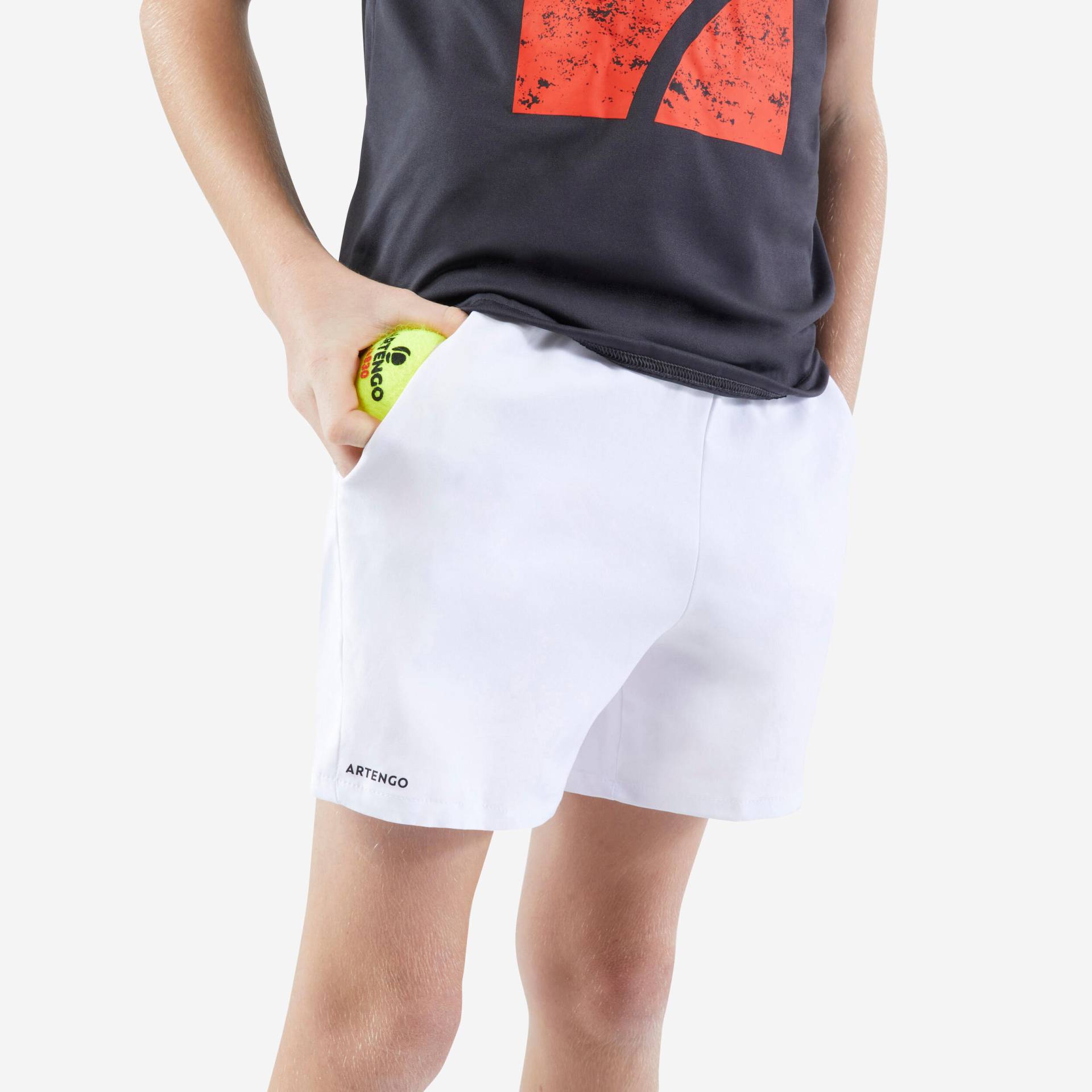 Kinder Tennis Shorts - 100 weiss von ARTENGO