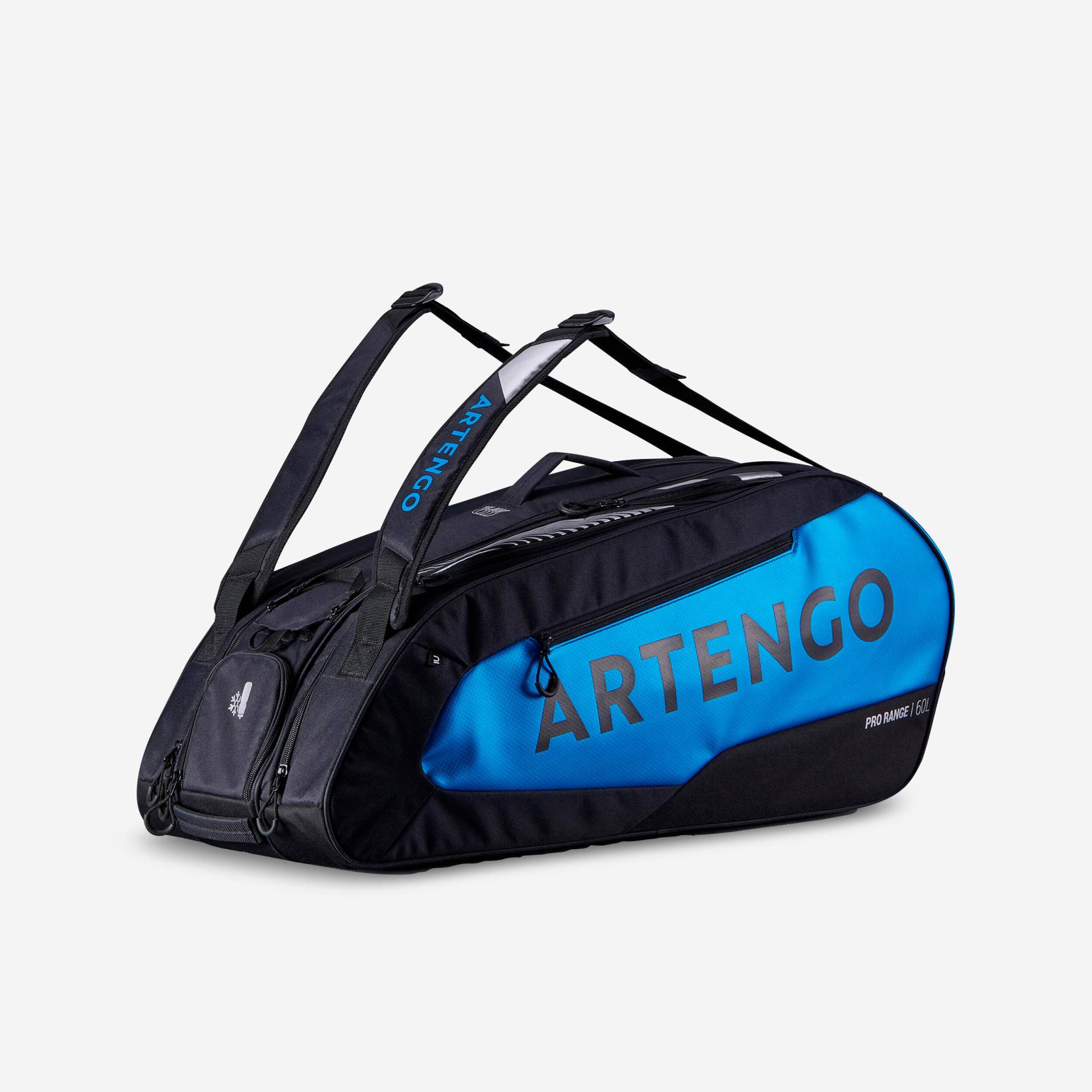Tennistasche isolierend- Artengo L Pro 9 Schläger blau Spin mit Schuhfach von ARTENGO
