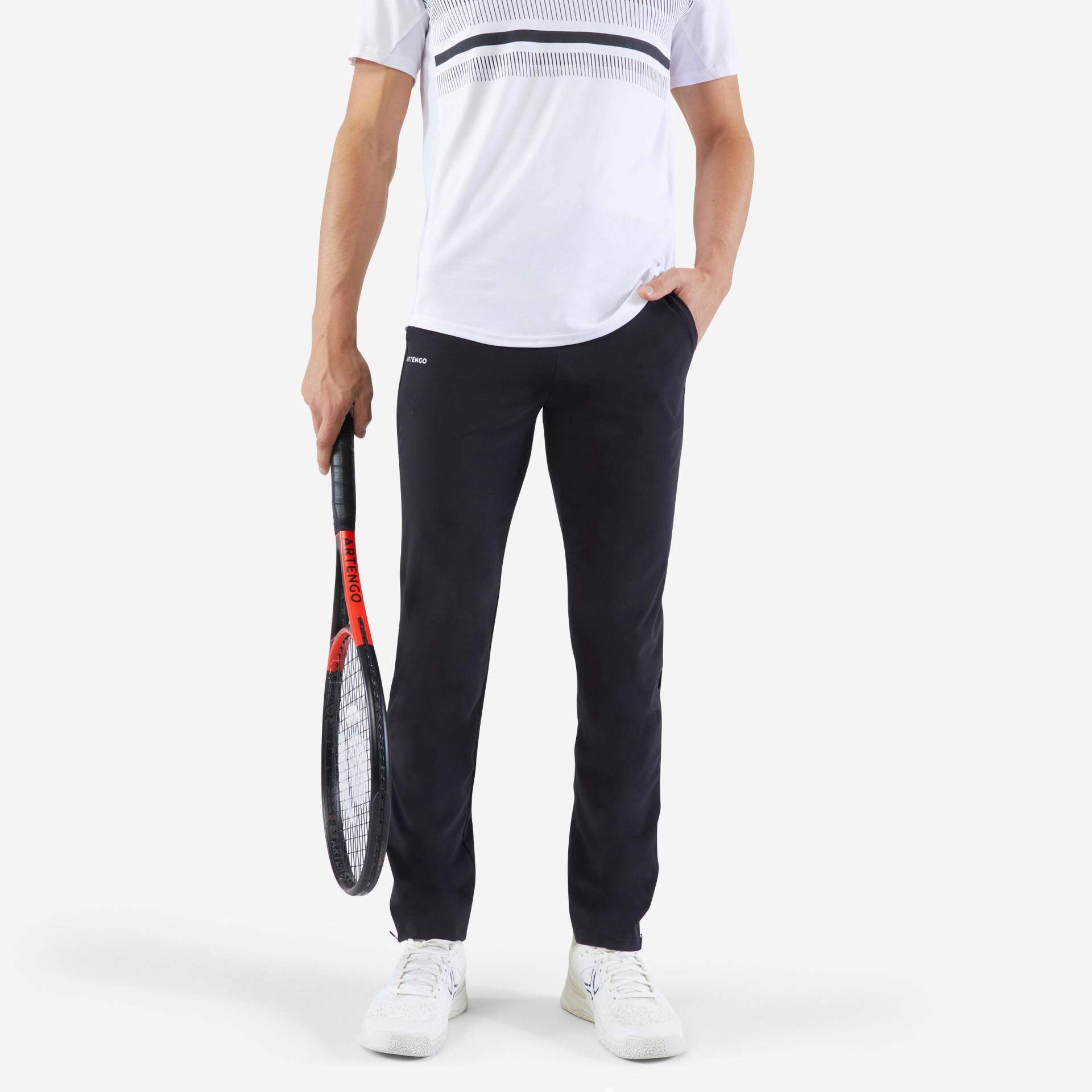 Herren Tennishose - Essential schwarz von ARTENGO