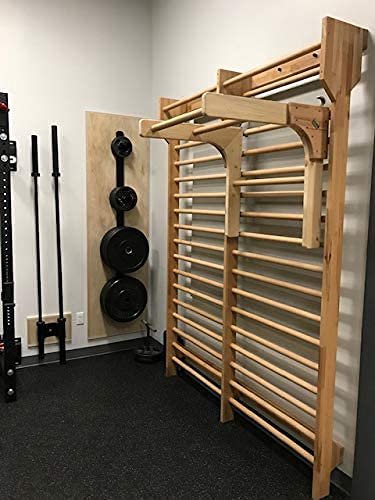 Artimex Adapter Klimmzugbügel und Dipstation für Sprossenwand, für Gymnastik und Fitness, Artikelnr. 248-holz von ARTIMEX SPORT EQUIPMENT