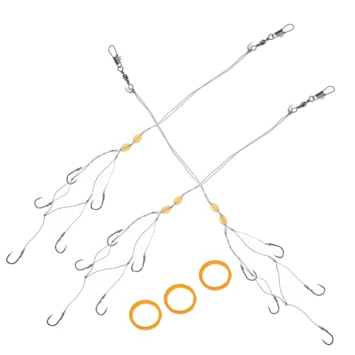ARTSEWPLY 3 Stück Teiliges Set Angeln Haken Scharfe Stabile und Wiederverwendbare Köderhaken für Süß und Salzwasserangeln Angelzubehör für Angler von ARTSEWPLY