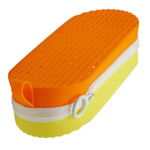 ARVALOLET Schwimmbrillen-Schutzbox mit Ablaufloch, Silikon-Reißverschluss for sicheren Schutz von ARVALOLET