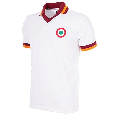 AS Roma 1980-81 Away Retro Football Unisex Erwachsene M Black/Red von AS Roma