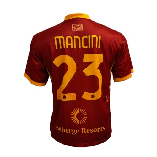 AS Roma MA/RO2324/HOME Riyadh/Mancini, Kinder und Jungen Fußball-T-Shirt, 2 anni - von AS Roma