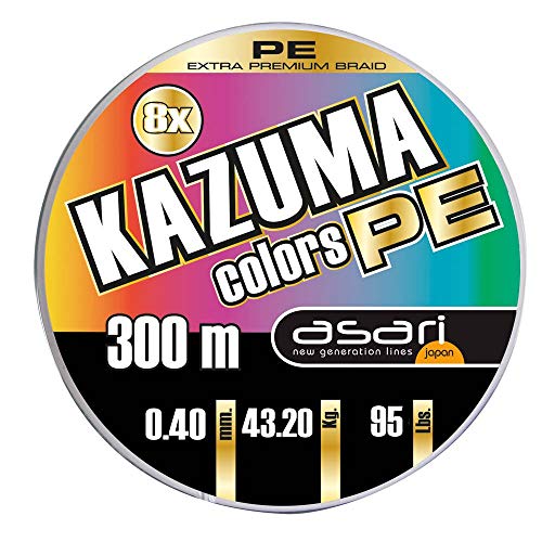 B/300 m ASARI Kazuma Pro Colors PE 0,16 mm von ASARI