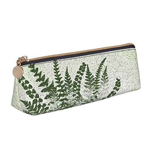 ASEELO Natürliche Pflanzen-Silhouette Farnblatt bedrucktes Federmäppchen mit Reißverschluss-Federmäppchen, Schreibwaren-Organizer, tragbare Schreibwaren-Tasche ASEELO Natürliche Pflanzen-Silhouette Farnblatt bedrucktes Federmäppchen mit Reißverschluss-Federmäppchen, Schreibwaren-Organizer, tragbare Schreibwaren-Tasche von ASEELO