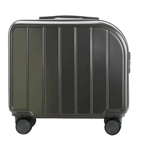 ASHSDI Koffer Reisekoffer Trolley 18-Zoll-Koffer Mit 4 Rädern ABS-Gepäcktasche Für Reisekoffer Handgepäck Boardcase Handgepäck (Color : B, Size : 18 in) von ASHSDI