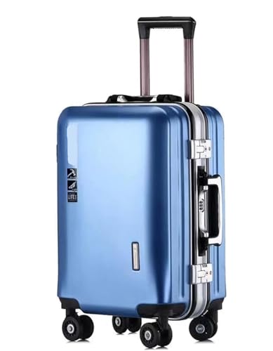 ASHSDI Koffer Reisekoffer Trolley Gepäck-USB-Aufladung, Verschleißfeste Und Kratzfeste Verbundkoffer Mit Rollen Boardcase Handgepäck (Color : D, Size : 20 in) von ASHSDI