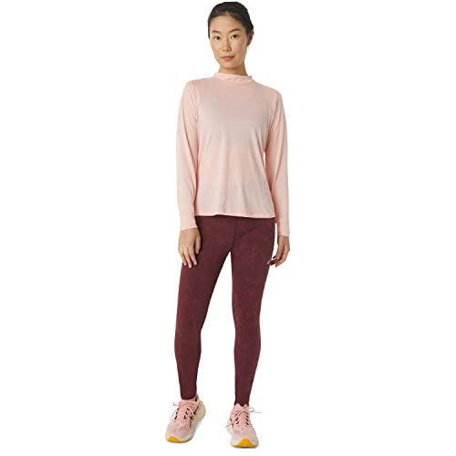 ASICS RUNKOYO Mock Neck LS Langarm-Top, Frosted Rose, S Damen, Frosted Rose, Small von ASICS