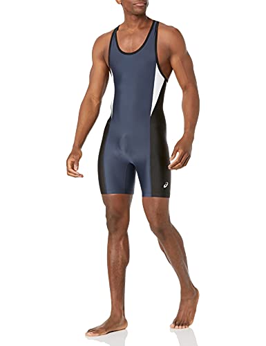 ASICS Legit Wrestling Singlet, Marineblau/Schwarz, Größe S von ASICS