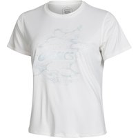 ASICS Nagino Graphic Run Laufshirt Damen - Weiß, Größe S von ASICS