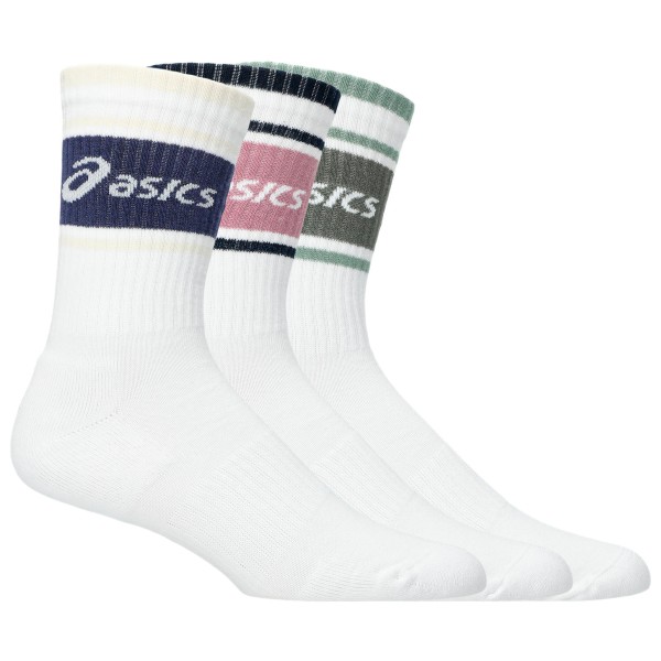 Asics - 3 Pack Logo Crew Sock - Multifunktionssocken Gr 43-46 - III weiß von ASICS