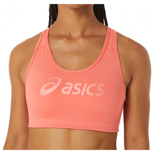 Asics - Women's Core Asics Logo Bra - Sport-BH Gr L;M;S;XL;XS schwarz;türkis von ASICS