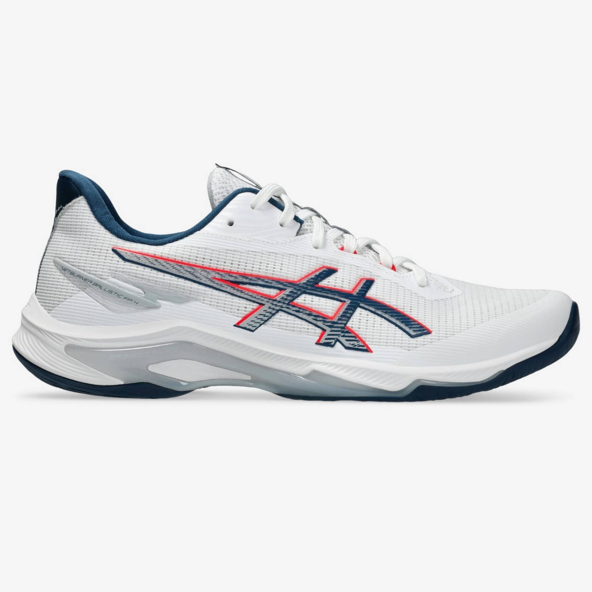 Chaussure de handball - ASICS Netburner Ballistic FF 4 blanc et bleu von ASICS