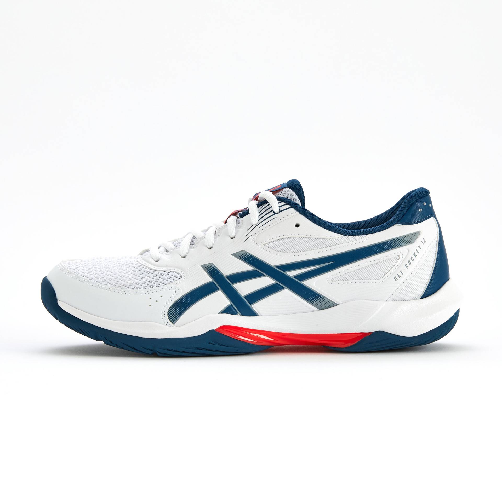 Damen/Herren Volleyballschuhe -  Asics Gel Rocket 12 weiß/blau von ASICS