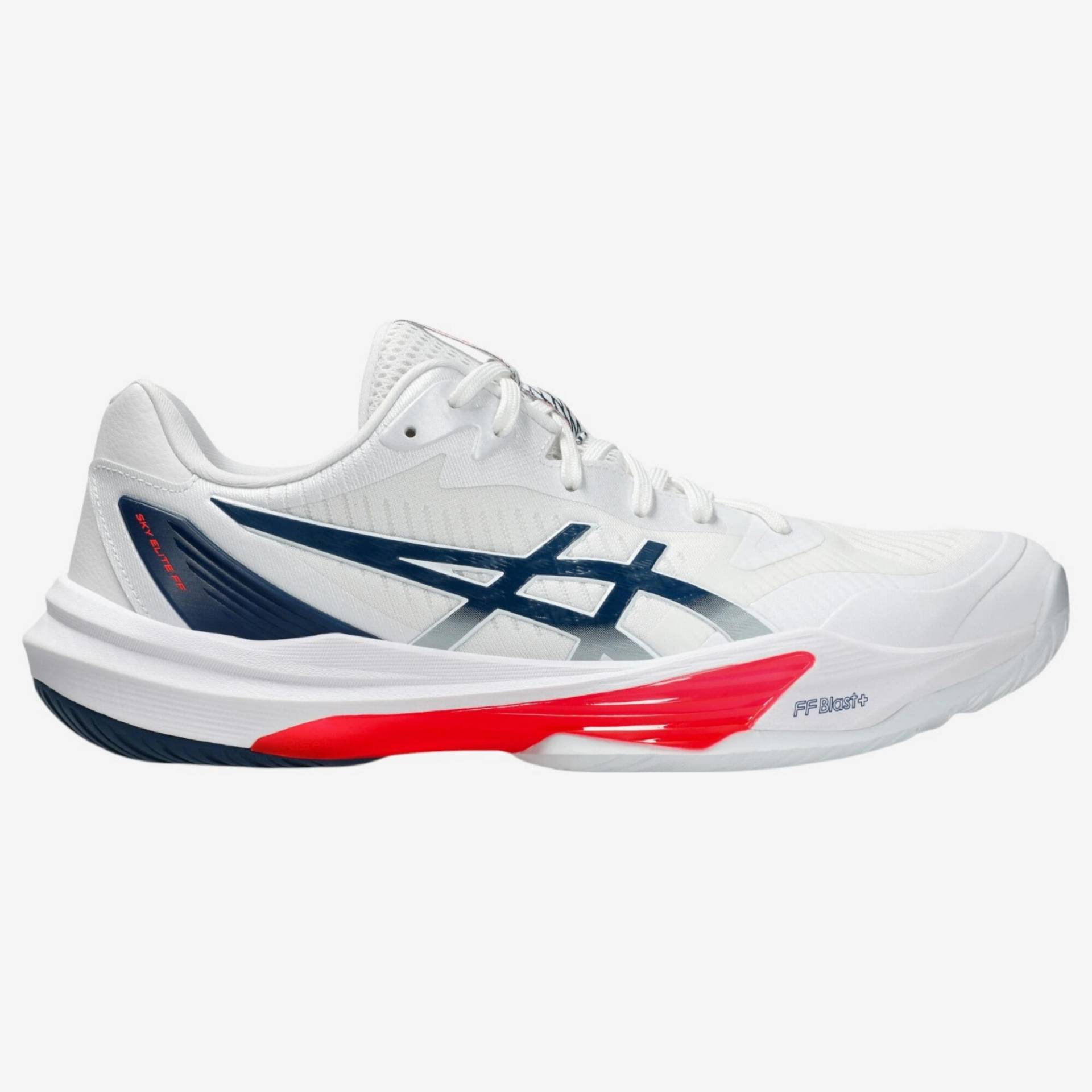 Damen/Herren Volleyballschuhe LOW - ASICS Sky Elite FF3 weiß/blau/rot von ASICS