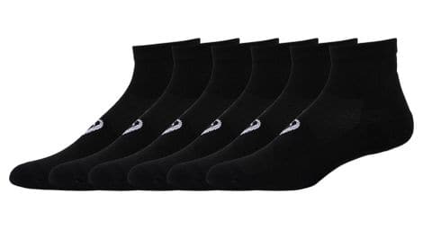 asics quarter socks x6 black unisex von ASICS