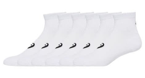 asics quarter socks x6 white unisex von ASICS