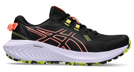 damen asics gel excite trail 2 schwarz pink von ASICS